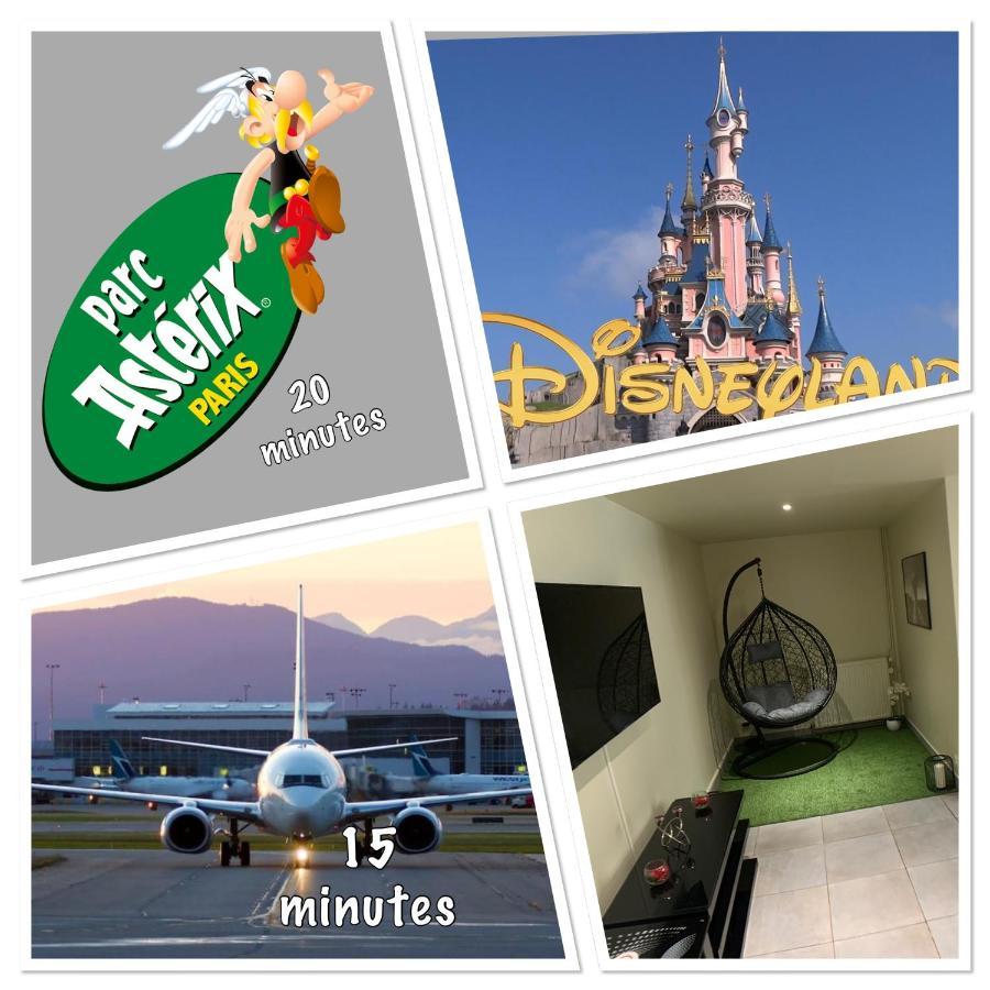 Appartement cosy proche Roissy CDG Astérix DisneyLand Paris Goussainville  Esterno foto