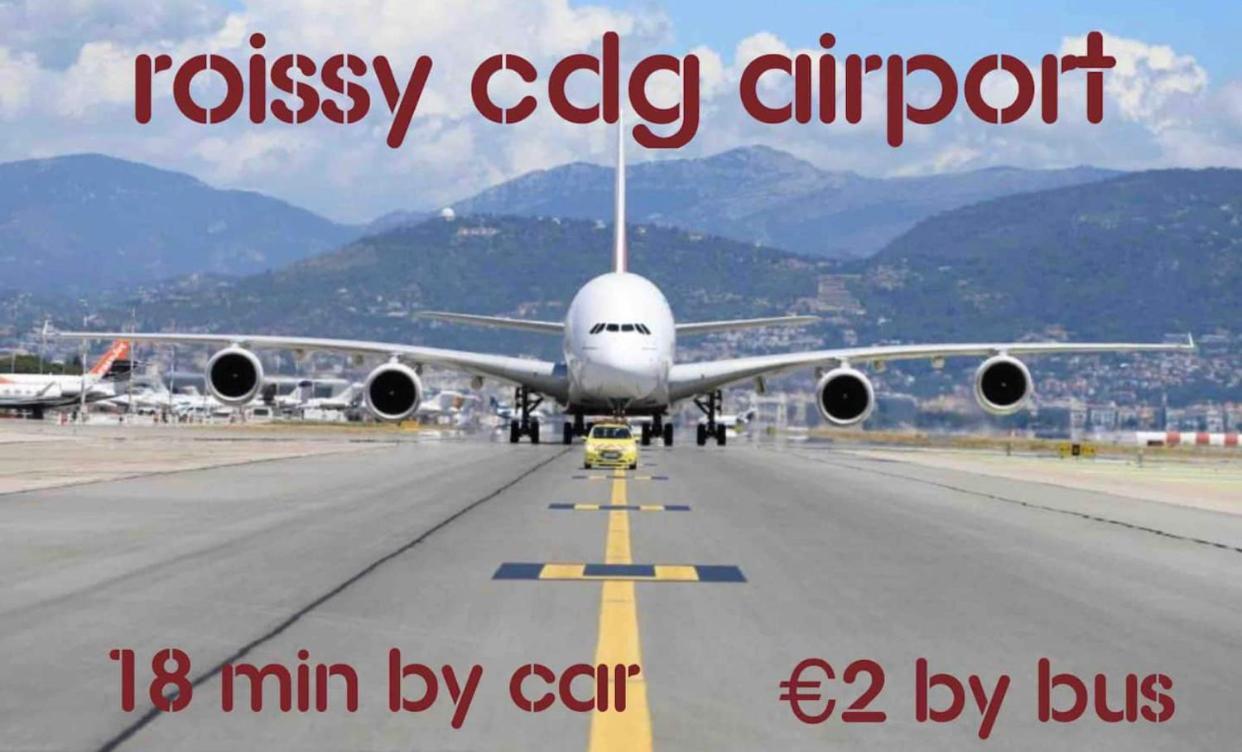 Appartement cosy proche Roissy CDG Astérix DisneyLand Paris Goussainville  Esterno foto